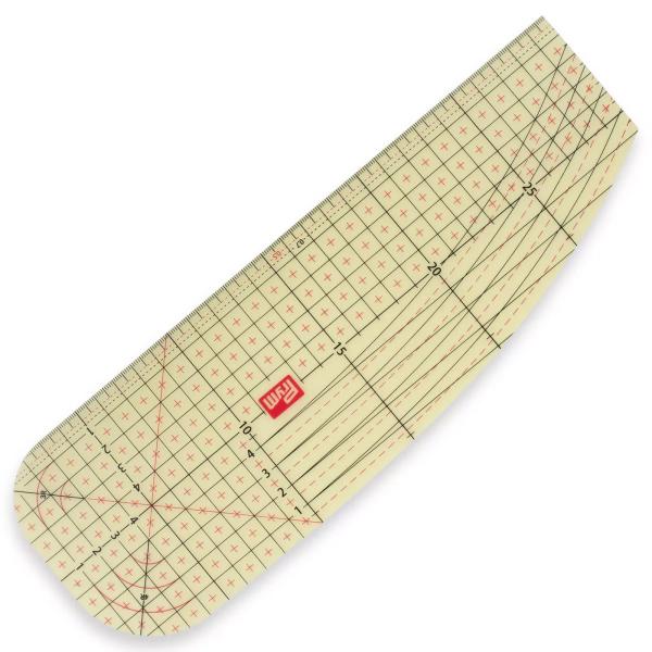 Prym Bügellineal transparent 10x30 cm 611491